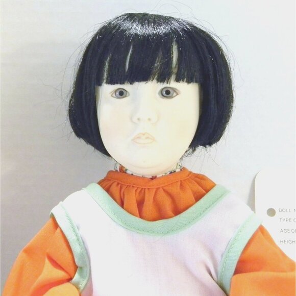 Effanbee Joyce Staffords Lotus Blossom Doll 12" Collectible Box and Accessories - Picture 2 of 12